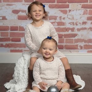 Toddler Crochet Sweater Knit Holiday Dress